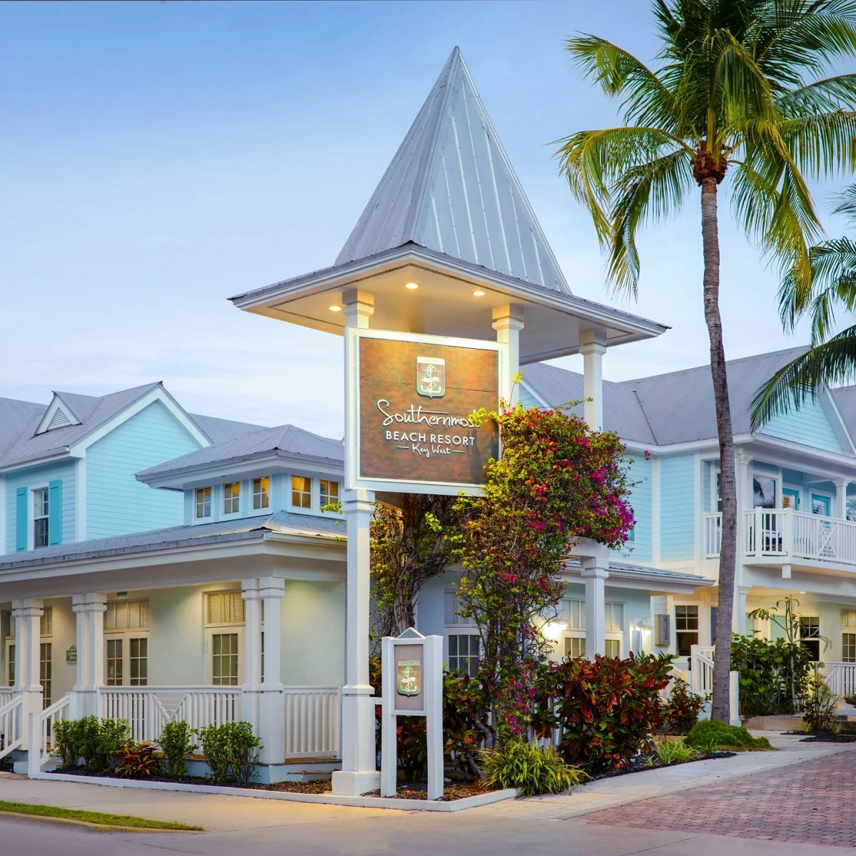 outside of the building of Southernmost Beach Resort